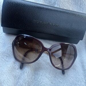 Burberry Women's Dark Wine Sunglasses